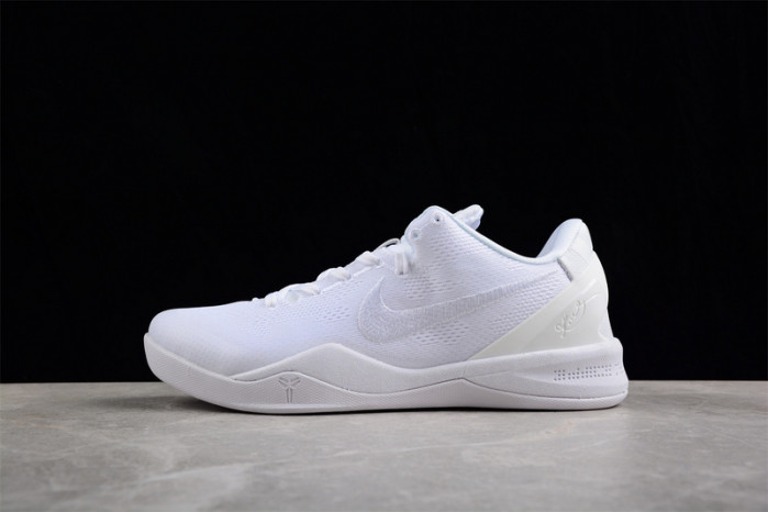 nike kobe 8 protro "triple white" fj9364-100
