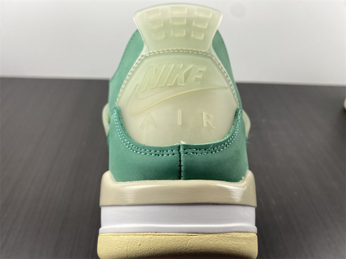 ofw x nike air jordan 4 retro T*f*ny green cv9388-102