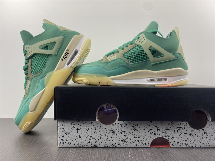 ofw x nike air jordan 4 retro T*f*ny green cv9388-102