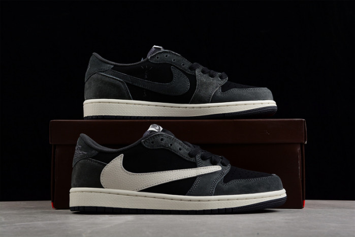 travis scott x air jordan 1 low og “black/phantom” dm7866-005