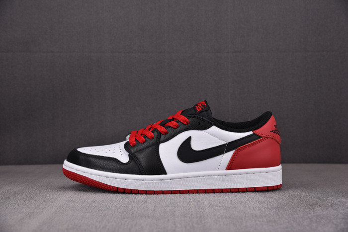 air jordan 1 low og "black toe" cz0790-106