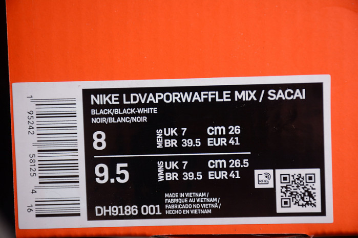 nike x sacai x jean paul gaultier ldvaporwaffle dh9186-001