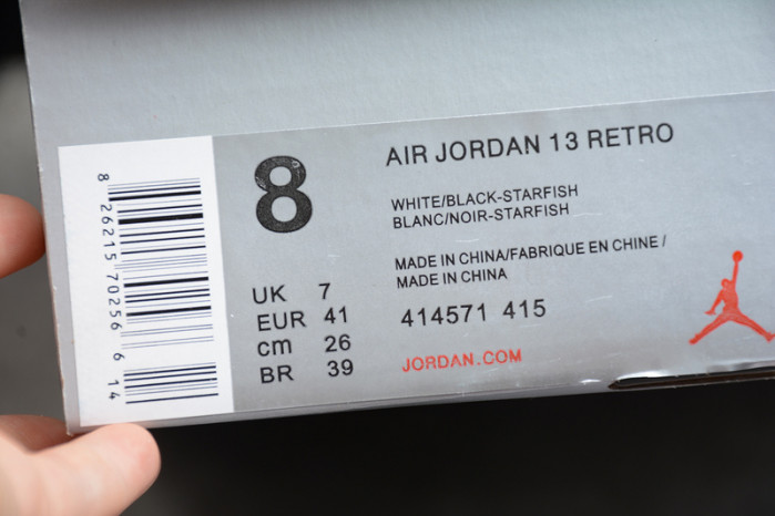 air jordan 13 starfish 414571-108