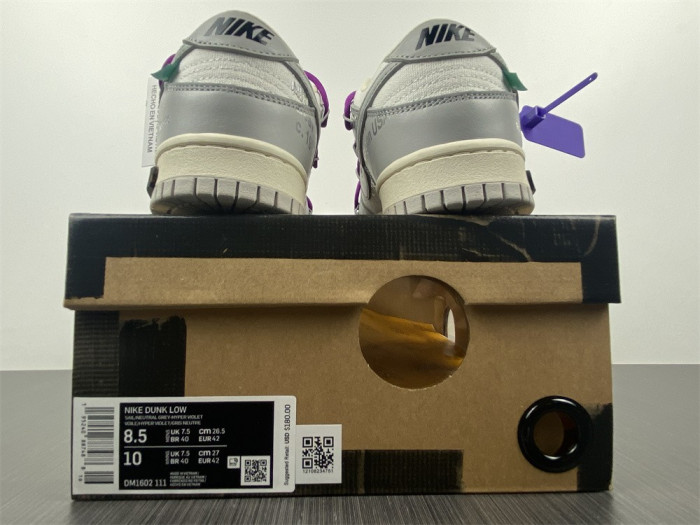 ofw x dunk low “28 of 50” dm1602-111