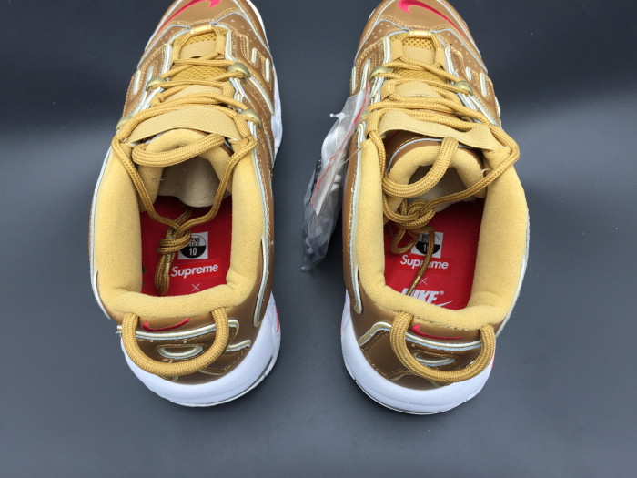 nike air more uptempo "S*p*e" metallic gold/white 902290-700