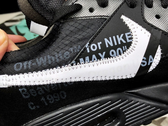 ofw nike air max 90 black aa7293-001