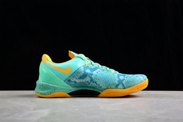 nike kobe 8 system green glow laser orange 555035-304