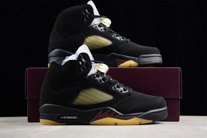 a ma maniére x air jordan 5 black fd1330-001