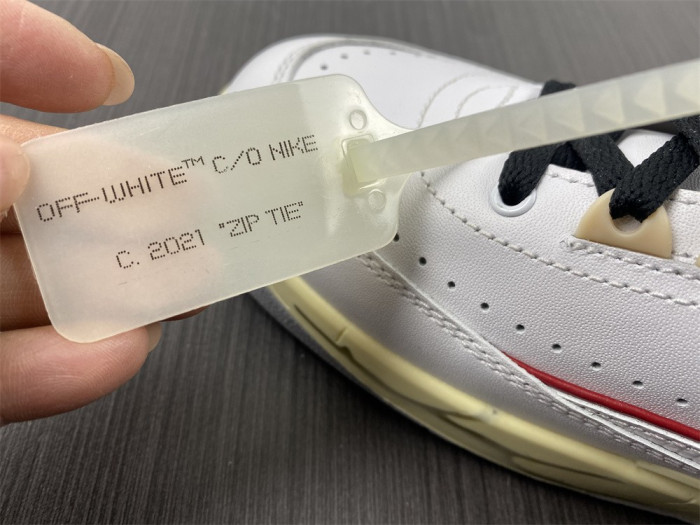 ofw x air jordan 2 low sp white red dj4375-106