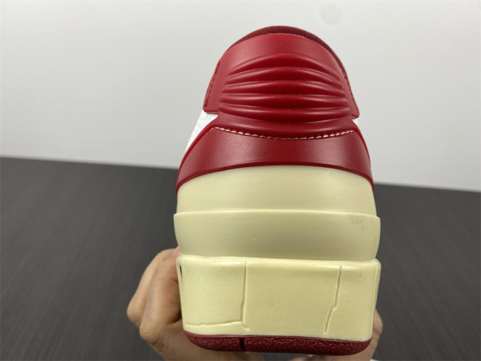 ofw x air jordan 2 low sp white red dj4375-106