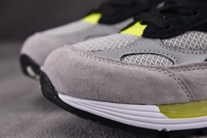 new balance 992 miusa black grey volt m992tq