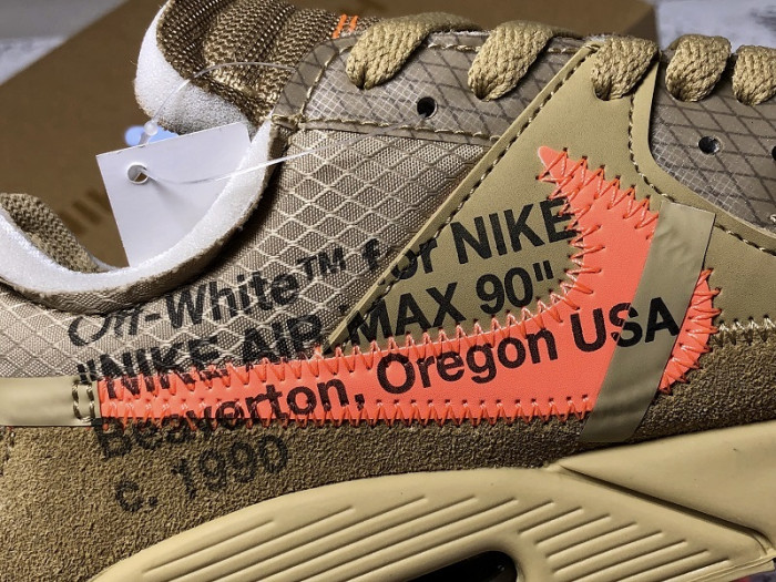 ofw nike air max 90 desert ore aa7293-200