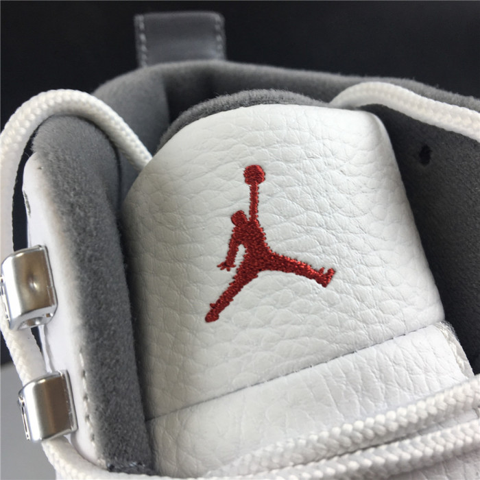 air jordan 12 gs white / dark grey 153265-160