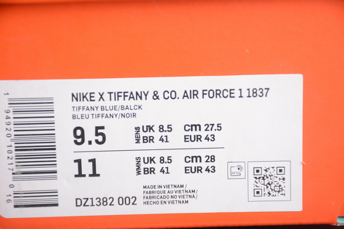 nike air force 1 low T*f*ny & co. 1837 dz1382-900