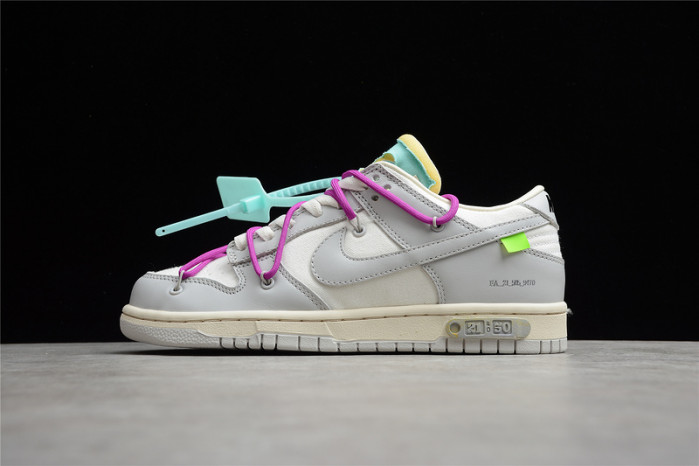 nike dunk low ofw lot 21 dm1602-100
