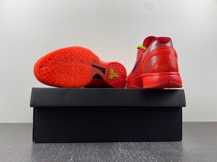 nike kobe 6 protro ‘reverse grinch’ fv4921-600