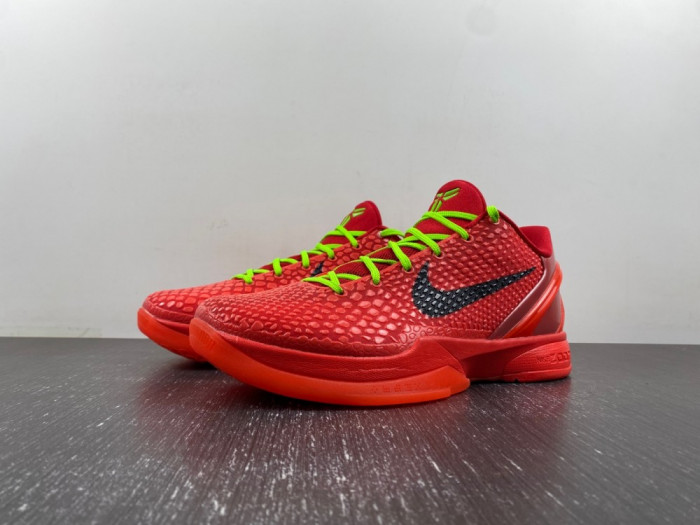 nike kobe 6 protro ‘reverse grinch’ fv4921-600
